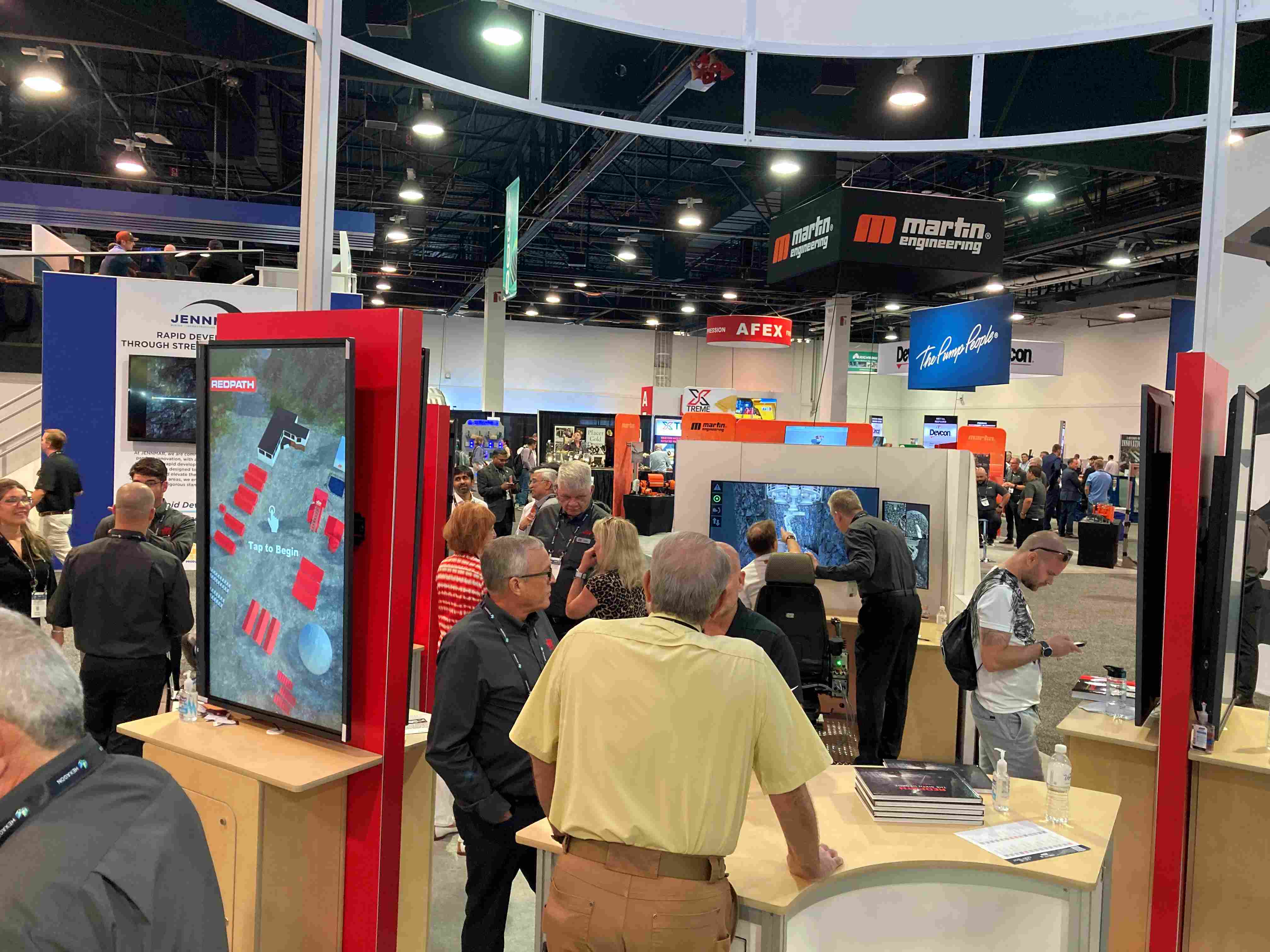 Redpath's booth at MINExpo 2024